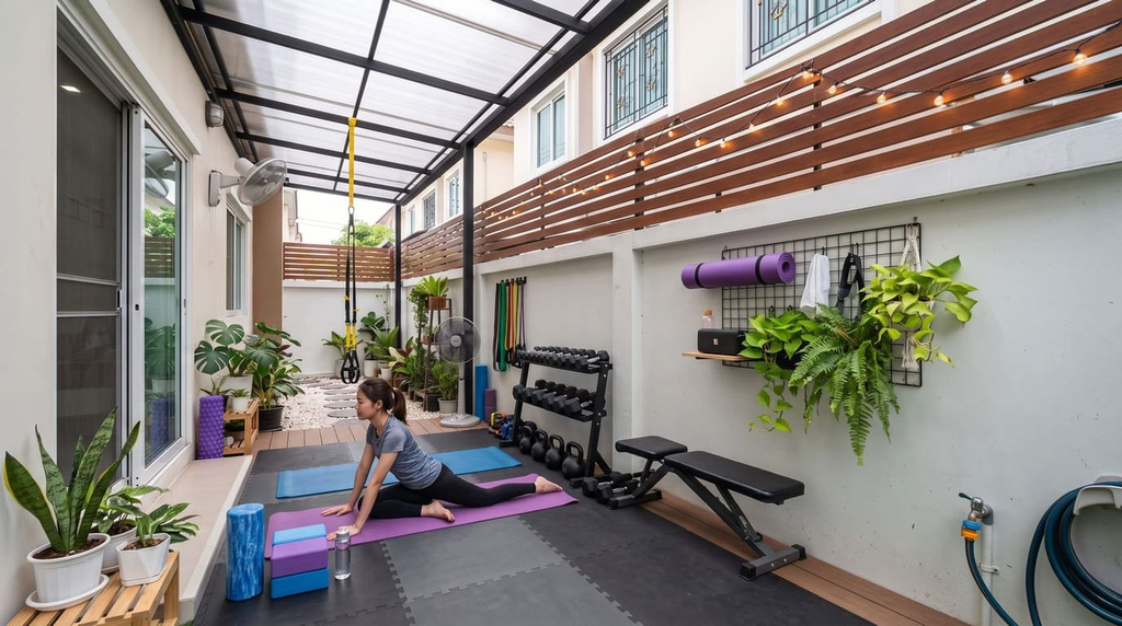 ไอเดียจัดพื้นที่หลังบ้านทาวน์โฮม | akra land and house